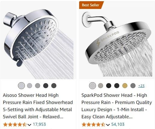 Showerhead Replacement in Rocklin, CA
