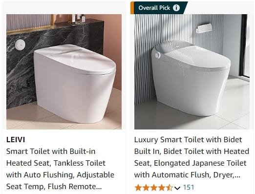 Smart Toilet in Rocklin, CA